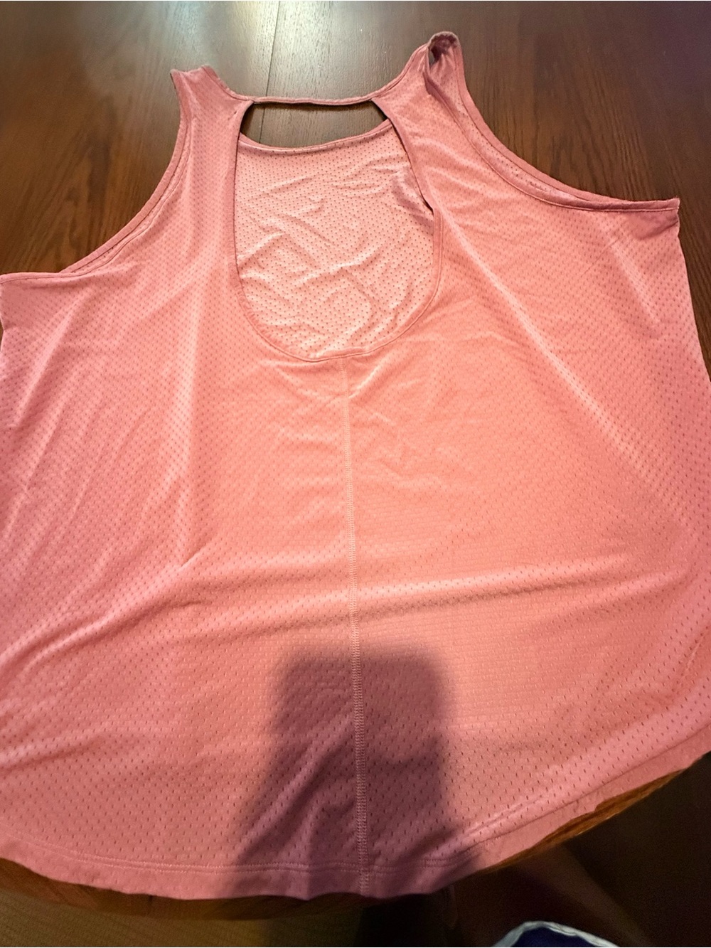 Women’s Plus Nike Dri-Fit Active Key Hole Back Takk Top Mauve Pink Sz 2X - Picture 3 of 6